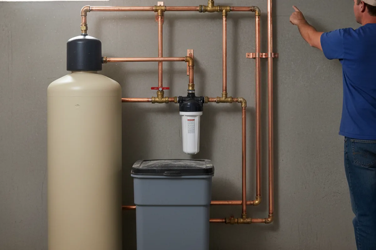 Whole-house water treatment system installed in Hawley